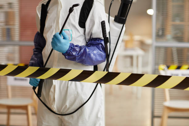 Professional Blood Cleanup technician working in Ponca, AR
